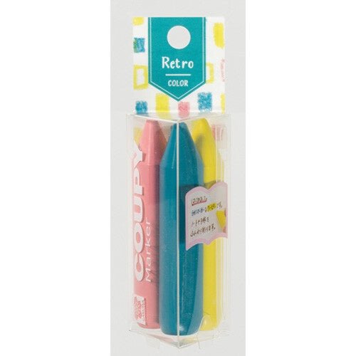 Sakura Crepas Coupy Marker- Pack of 3 - SCOOBOO - FYLM-3C* - Wax Crayons