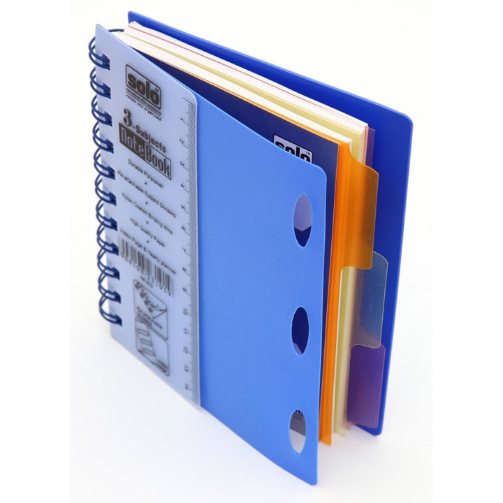 Solo 3 Subject Notebook A6 - SCOOBOO - NA633 - Ruled