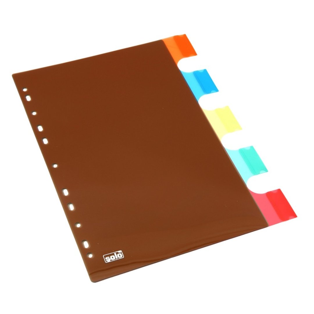 Solo Insertable Plastic Separatorz Pack Of 10 - SCOOBOO - SP110 - Folders & Fillings