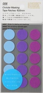 Stalogy Masking Dots - Circular Masking Tape Patches - SCOOBOO - S2222 - Stencils & Stickers