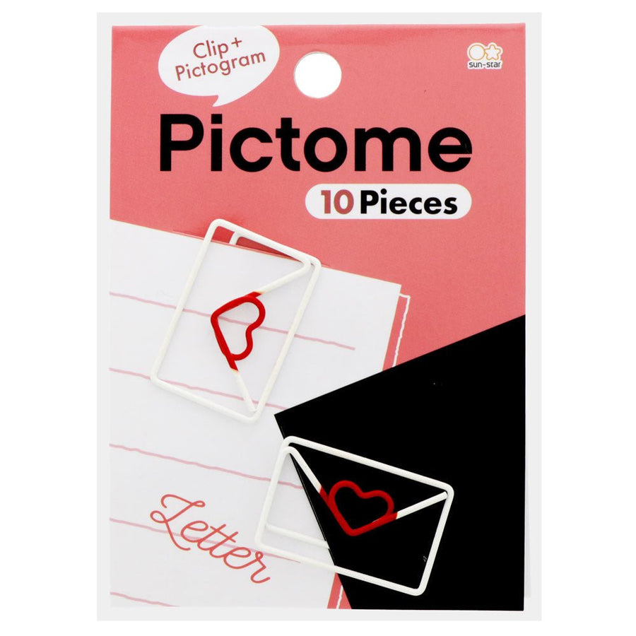 Sun Star Pictome Clips Pack Of 10 - SCOOBOO - S3622142 - Paperclips, Fasteners & Rubber bands