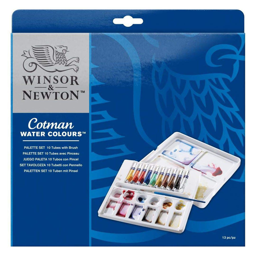 Winsor & Newton Cotman Water Colours (Set Of 13) - SCOOBOO - A29420B - Water Colors