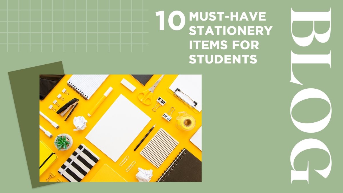 10 Must-Have Stationery Items for Students - SCOOBOO