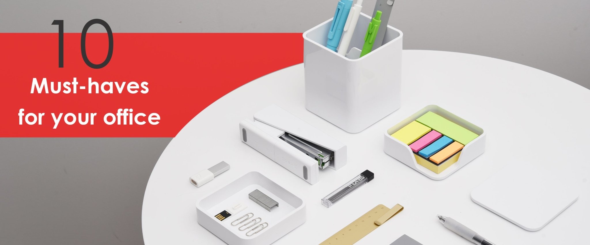 10 Must-Haves For Your Office Desk β SCOOBOO