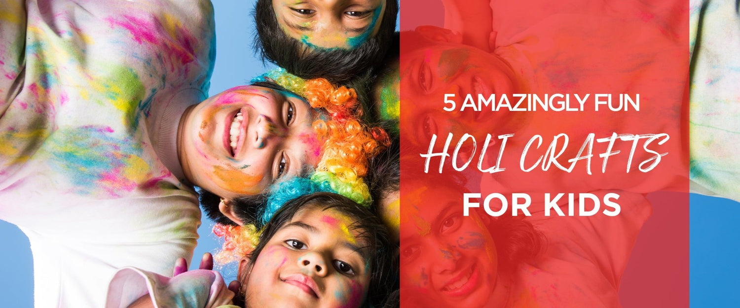 5 AMAZINGLY FUN HOLI CRAFTS FOR KIDS - SCOOBOO