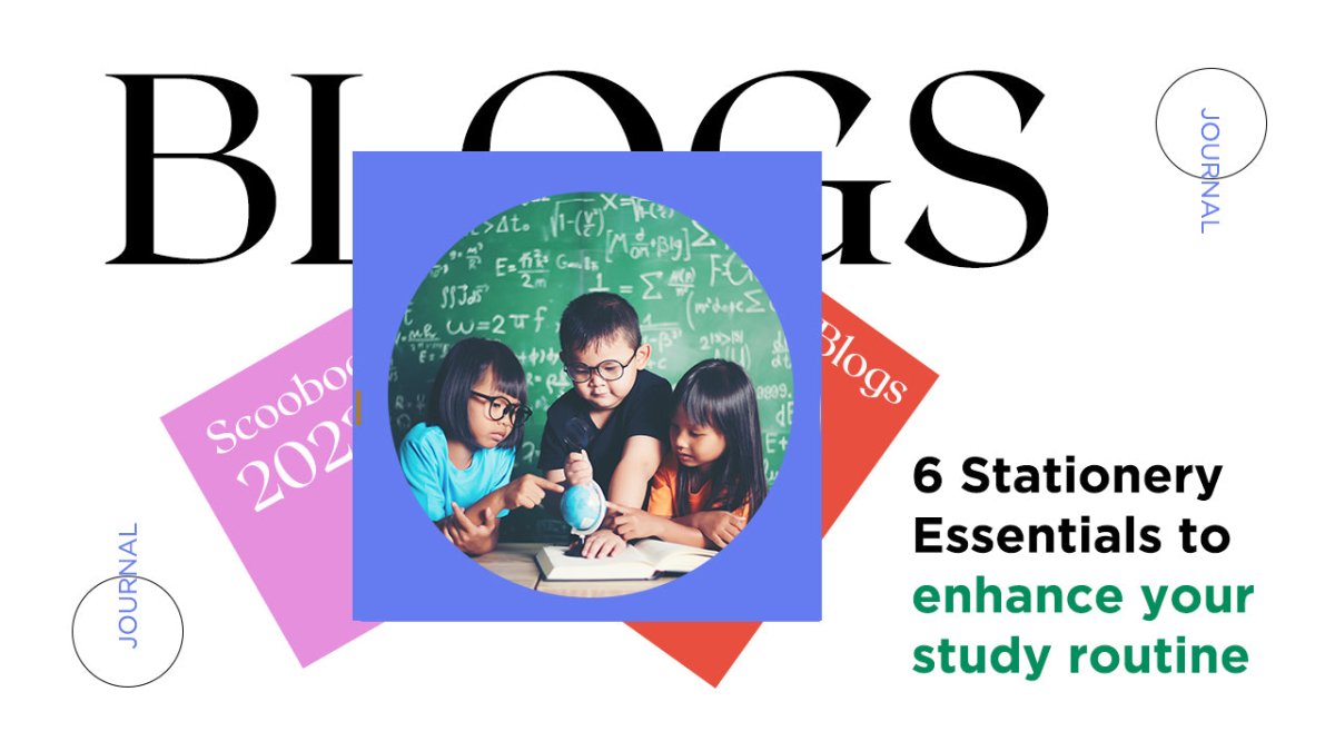 6 Stationery Essentials to enhance your study routine - SCOOBOO 