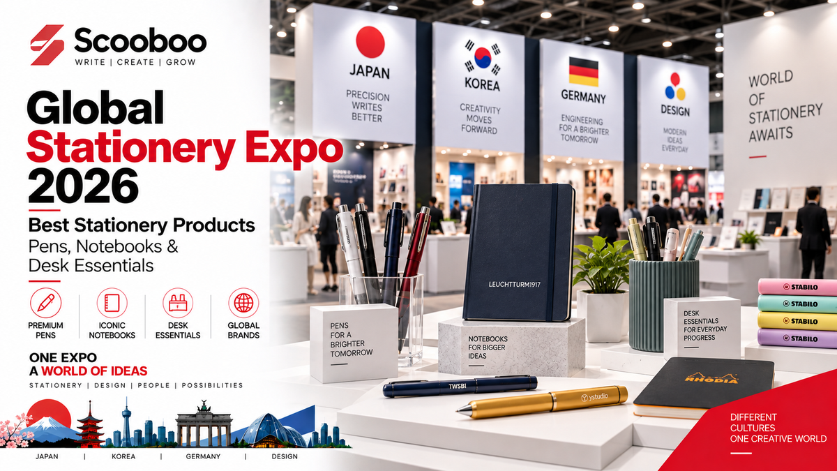Best Stationery Products at Global Stationery Expo 2026: Pens, Notebooks & Desk Essentials