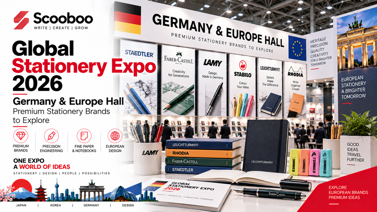 Germany & Europe Hall at Global Stationery Expo 2026: Premium Stationery Brands to Explore