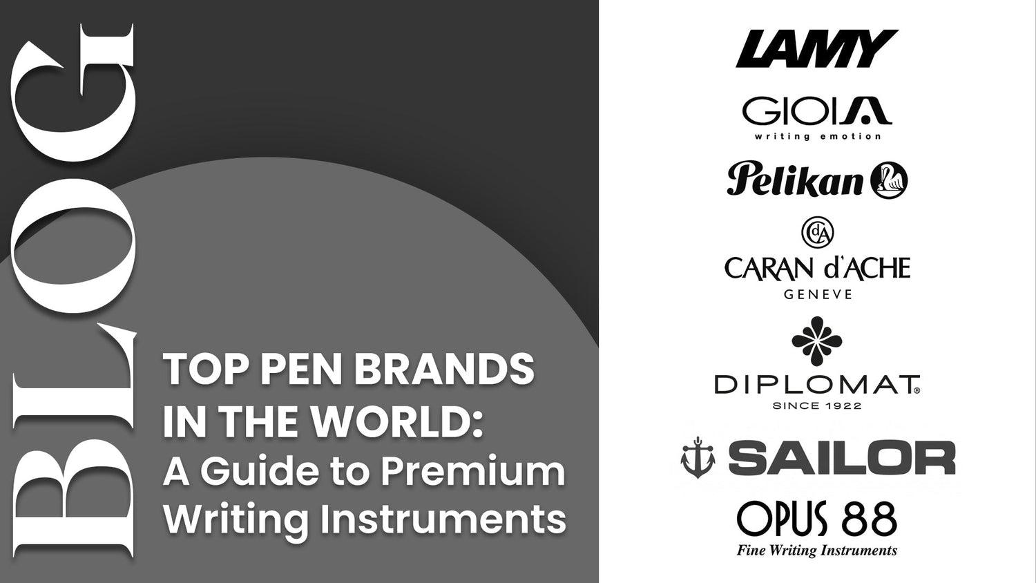 Top Pen Brands in the World: A Guide to Premium Writing Instruments