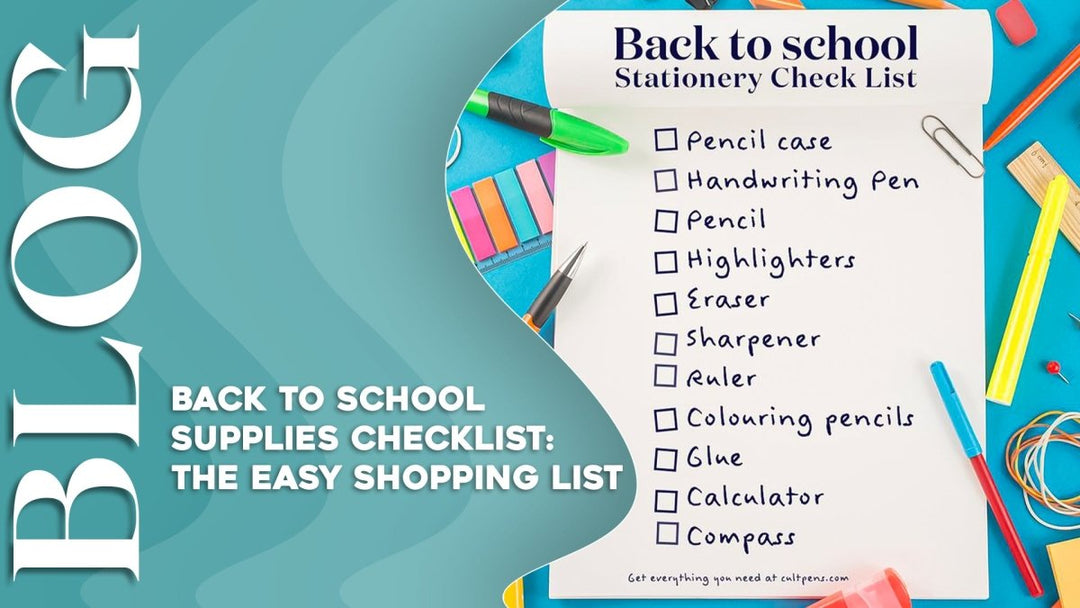 Back To School Supplies Checklist: The Easy Shopping List - SCOOBOO