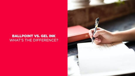 Ballpoint vs. Gel Ink – What's The Difference? - SCOOBOO 