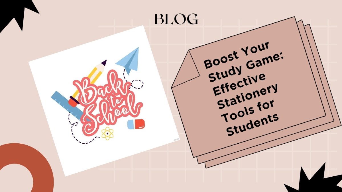 Study Tools On Paper Boost Your Study Game: Effective Stationery Tools for Students – SCOOBOO
