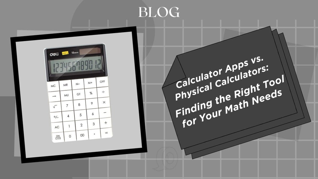 Calculator Apps vs. Physical Calculators: Finding the Right Tool for Your Math Needs - SCOOBOO