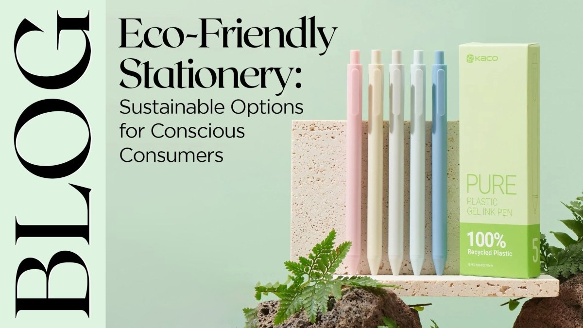 Eco-Friendly Stationery: Sustainable Options for Conscious Consumers - SCOOBOO