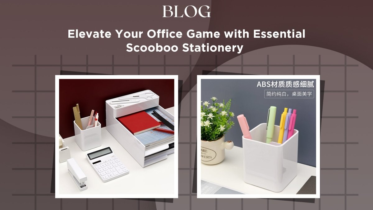 Elevate Your Office Game with Essential Scooboo Stationery - SCOOBOO