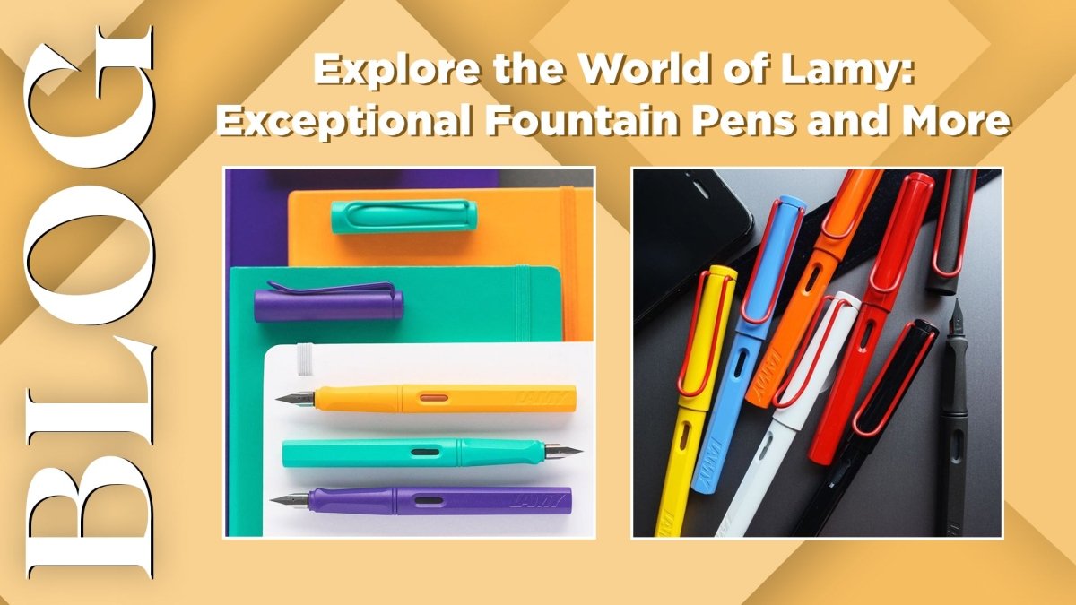 Explore the World of Lamy: Exceptional Fountain Pens and More - SCOOBOO
