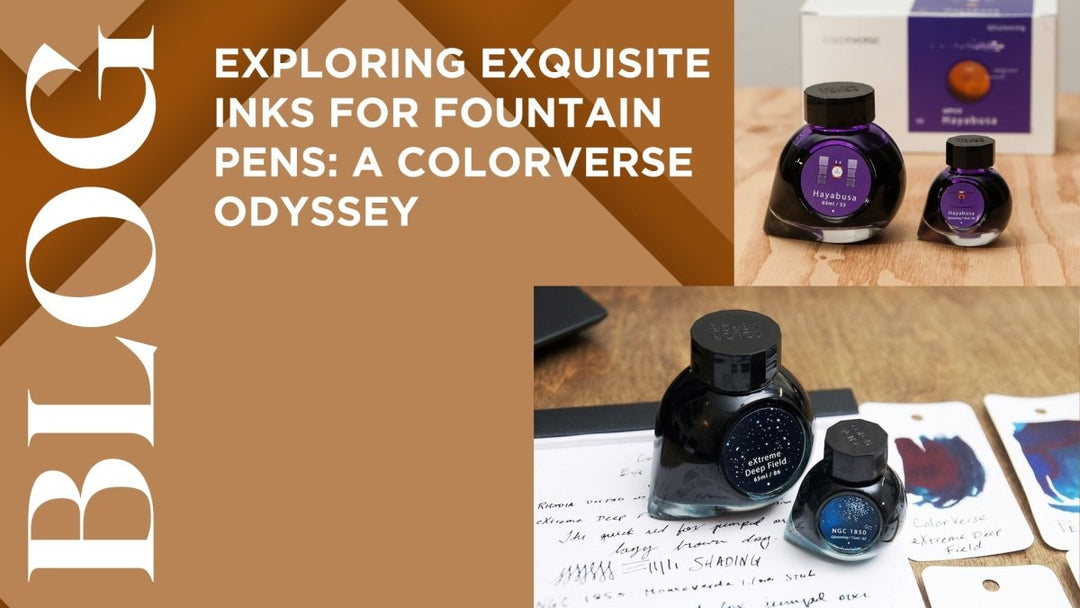 Exploring Exquisite Inks for Fountain Pens: A Colorverse Odyssey - SCOOBOO
