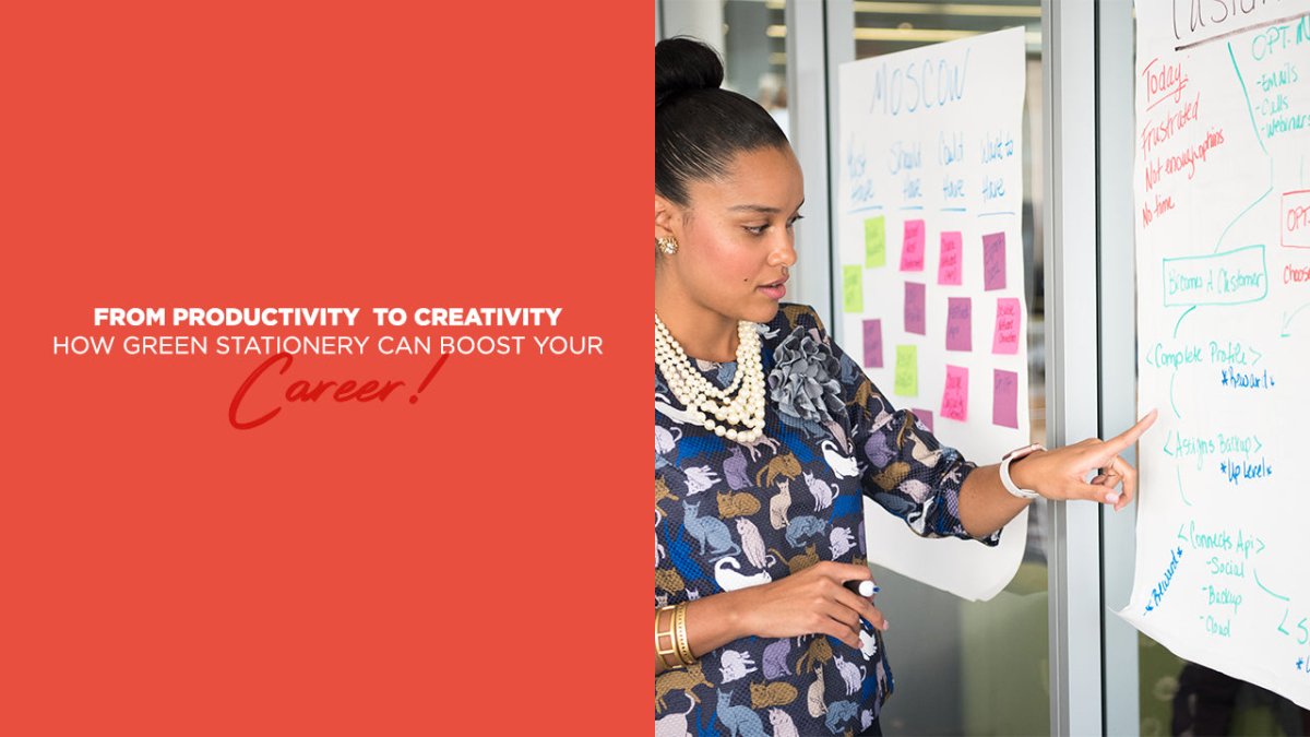 From Productivity to Creativity: How Green Stationery can boost your career! - SCOOBOO 