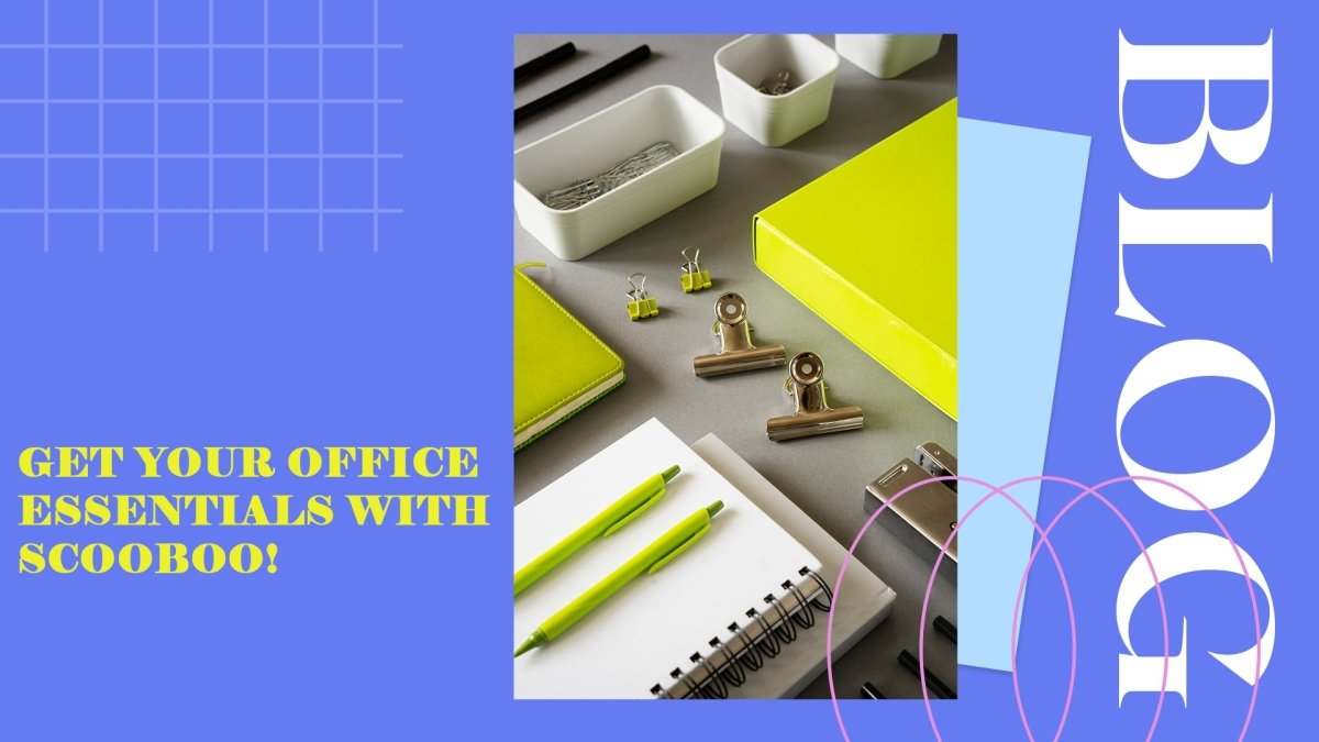 Get your office essentials with Scooboo! - SCOOBOO