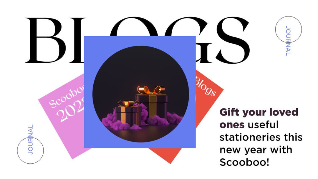 Gift your loved ones useful stationeries this new year with Scooboo! - SCOOBOO 