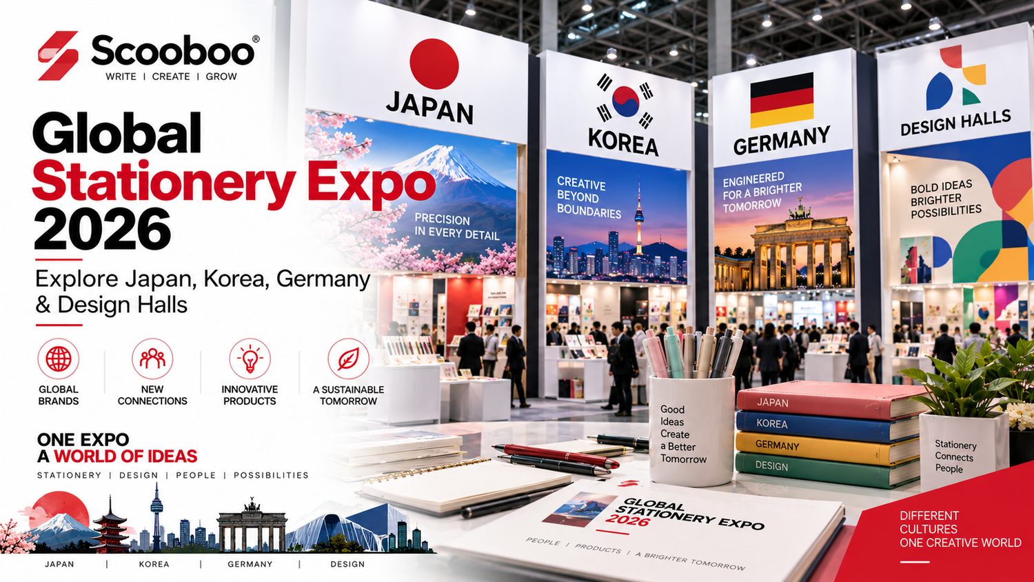 Global Stationery Expo 2026: Explore Japan, Korea, Germany & Design Halls