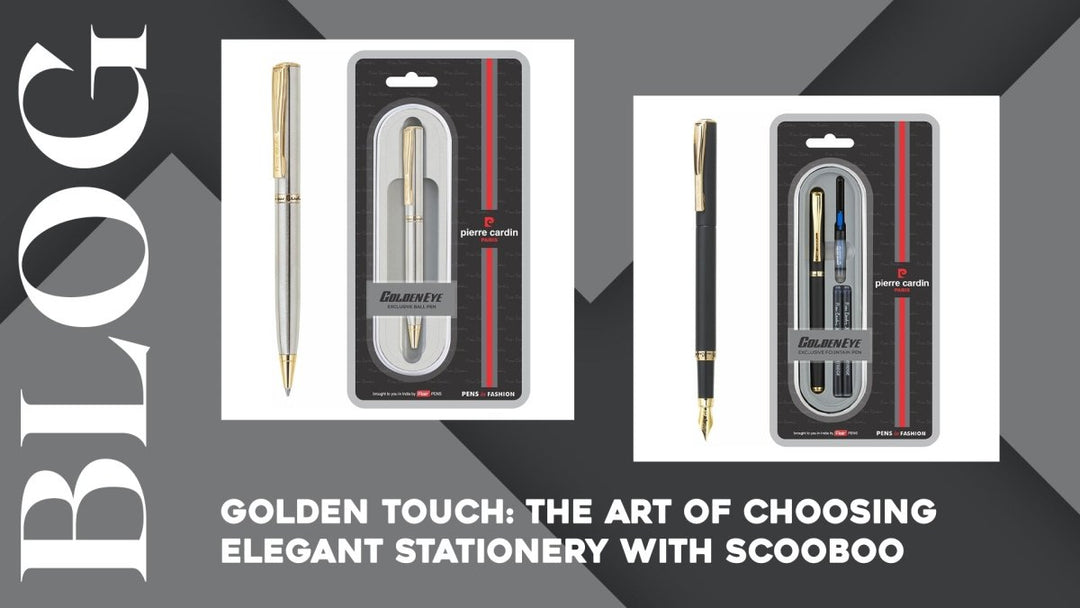 Golden Touch: The Art of Choosing Elegant Stationery with Scooboo - SCOOBOO