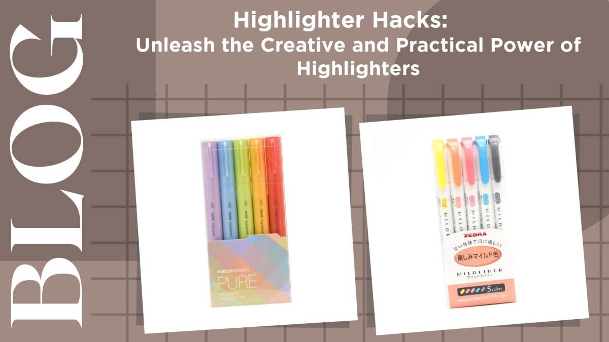 Highlighter Hacks: Unleash the Creative and Practical Power of Highlighters - SCOOBOO