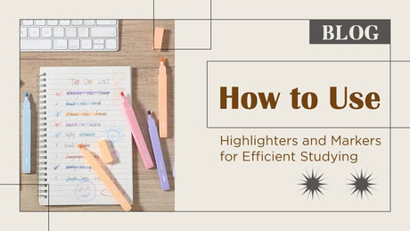 How to Use Highlighters and Markers for Efficient Studying - SCOOBOO