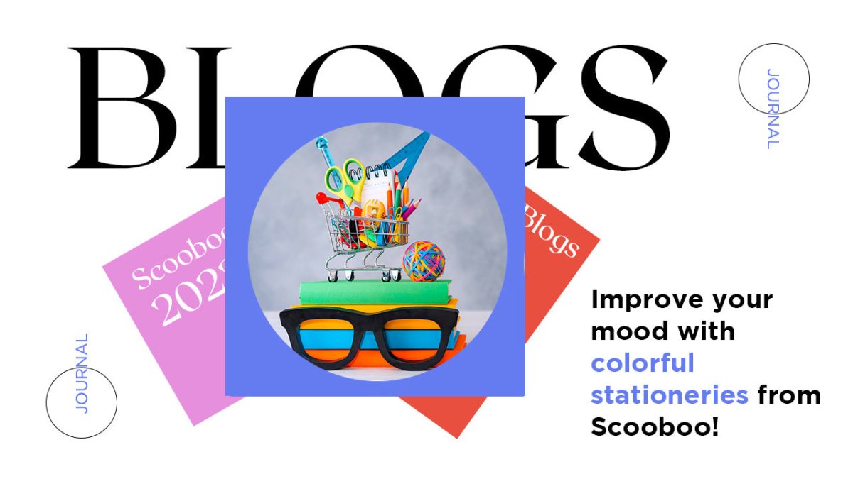 Improve your mood with colorful stationeries from Scooboo! - SCOOBOO 