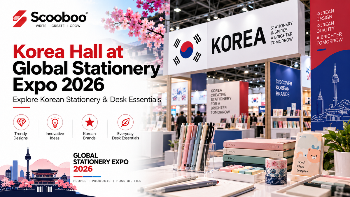 Korea Hall at Global Stationery Expo 2026: Explore Korean Stationery & Desk Essentials