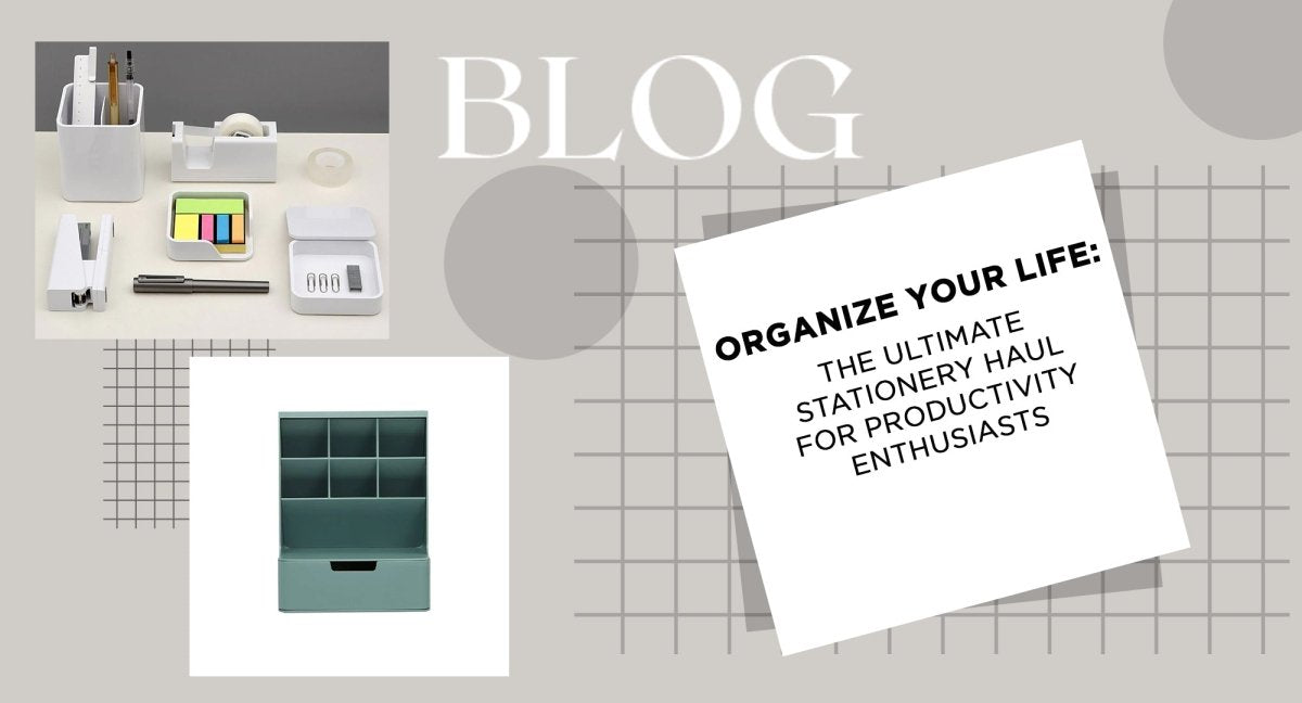 Organize Your Life: The Ultimate Stationery Haul for Productivity Enthusiasts - SCOOBOO