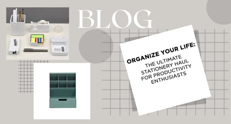 Organize Your Life: The Ultimate Stationery Haul for Productivity Enthusiasts - SCOOBOO