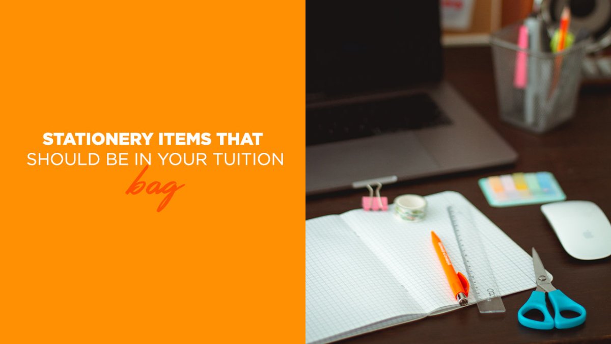 Stationery items that should be in your Tuition- bag - SCOOBOO 