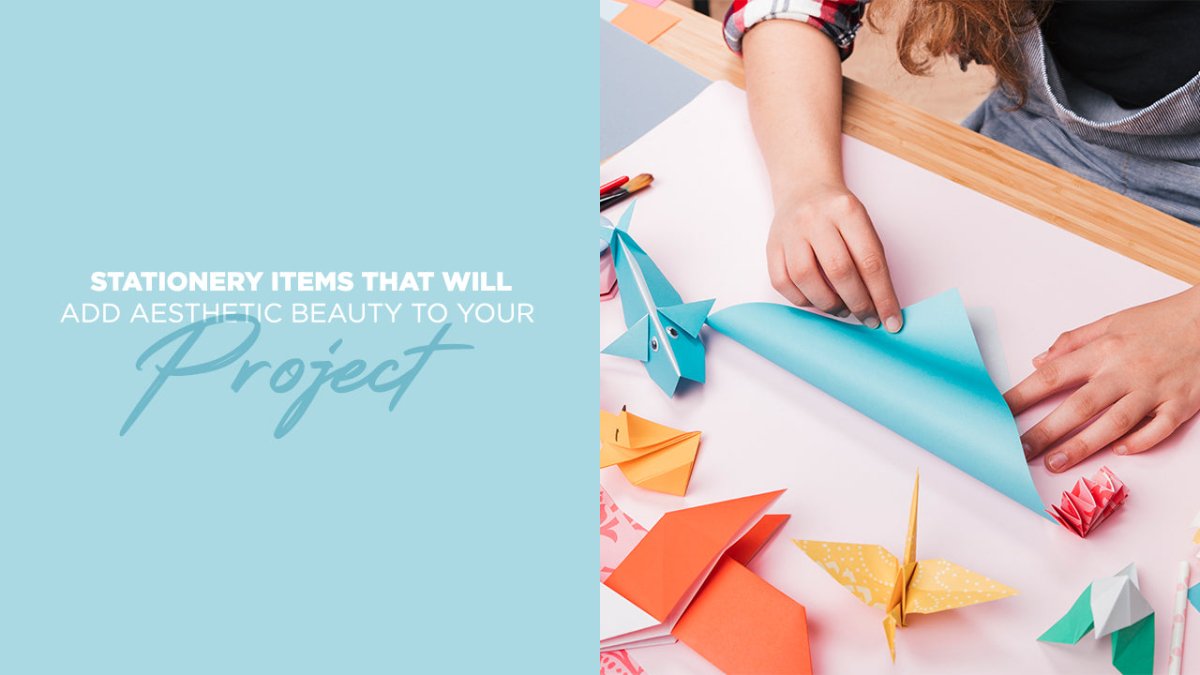 Stationery Items That Will Add Aesthetic Beauty To Your Project - SCOOBOO 