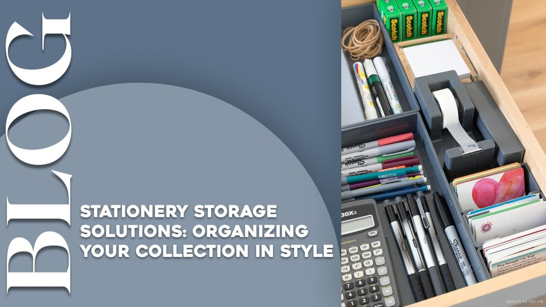 Stationery Storage Solutions: Organizing Your Collection in Style - SCOOBOO