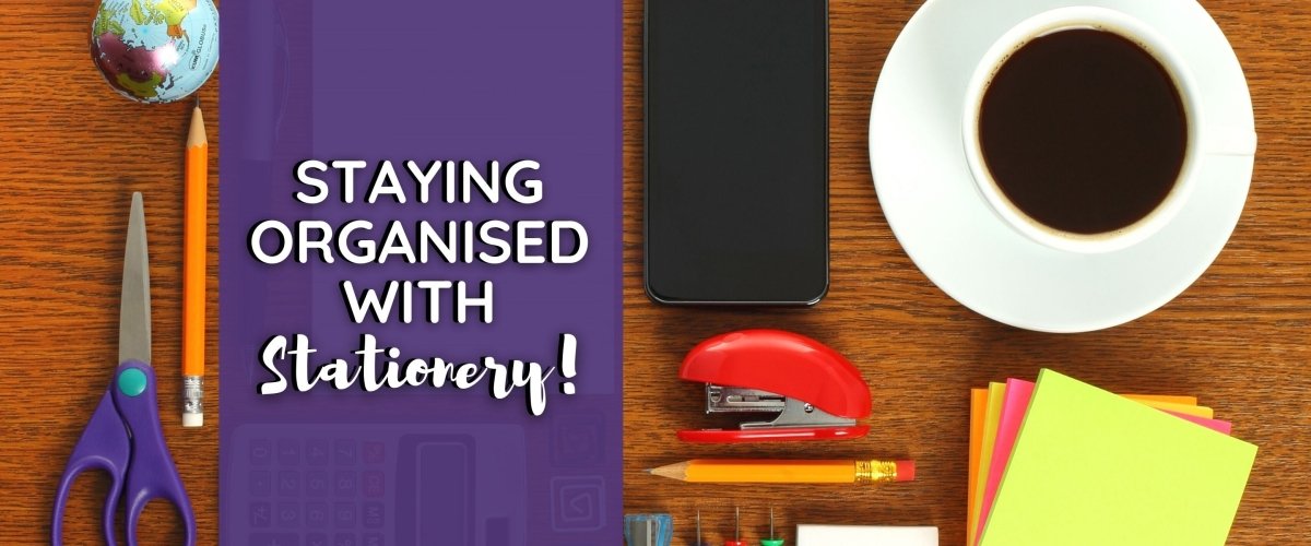 Staying Organised with Stationery - SCOOBOO