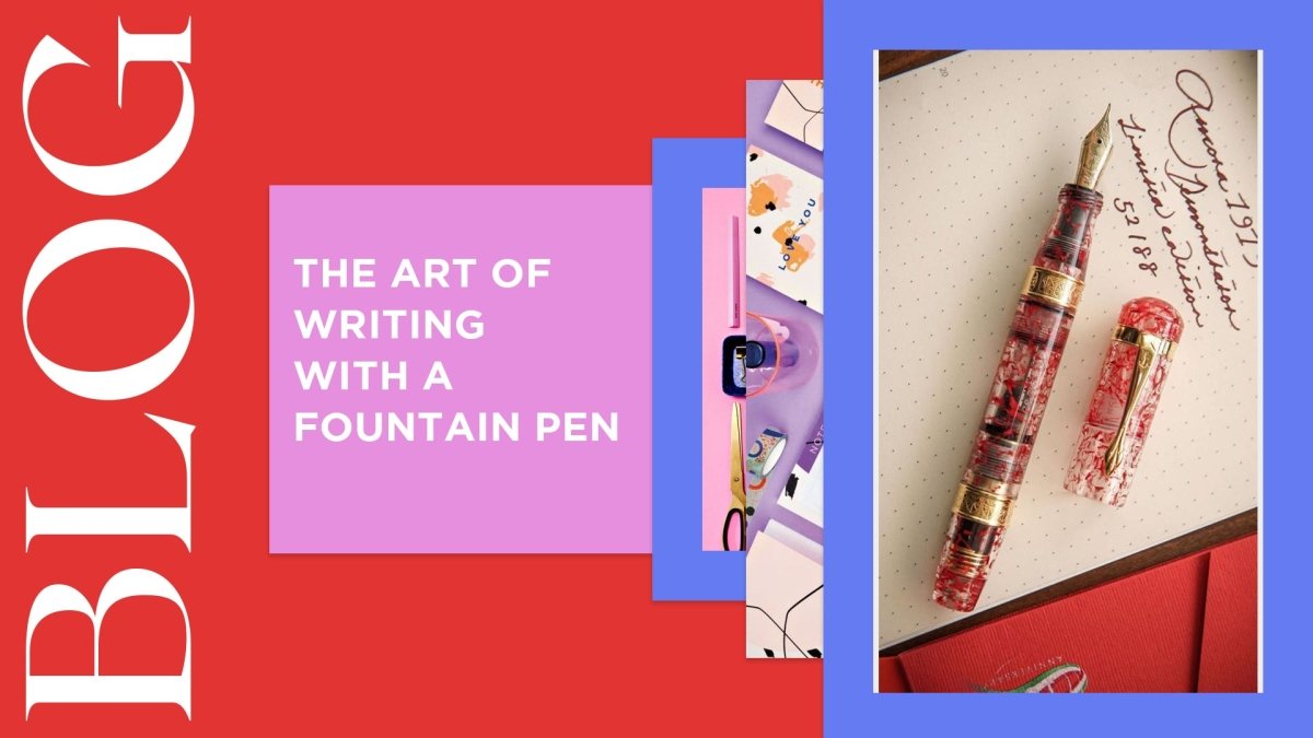 The Art of Writing with a Fountain Pen: Tips and Techniques - SCOOBOO