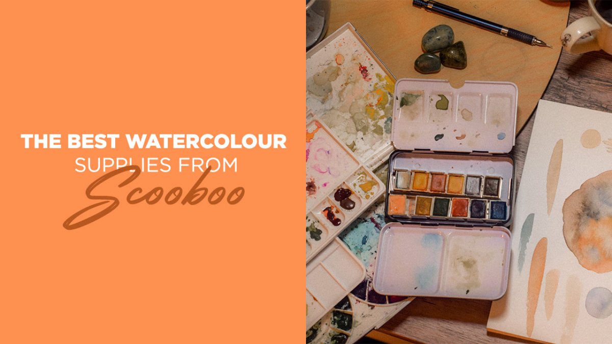 THE BEST WATERCOLOUR SUPPLIES FROM SCOOBOO - SCOOBOO 