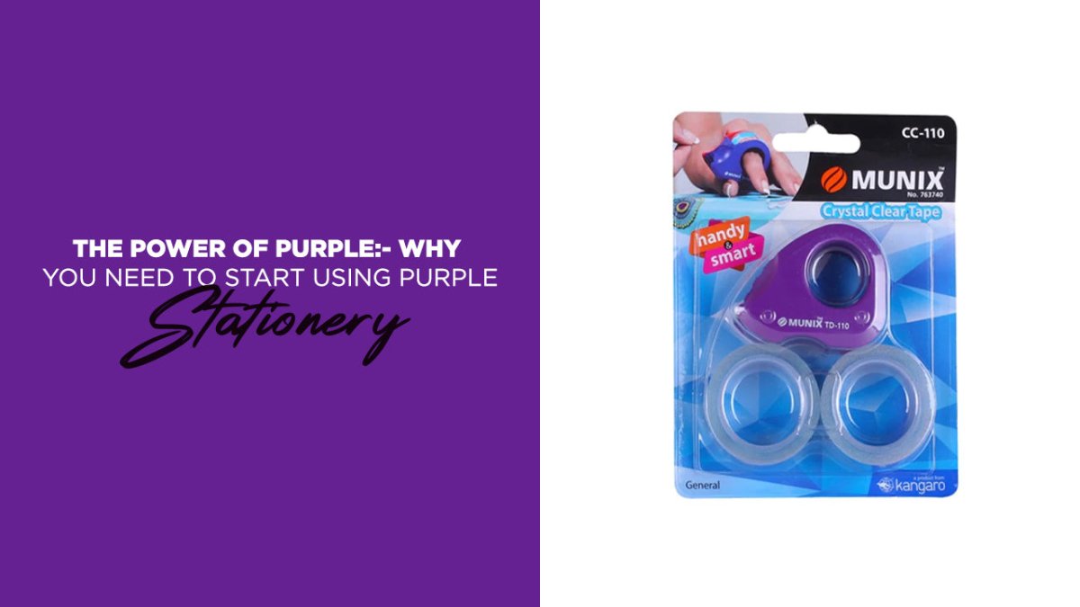 The Power of Purple:- Why You Need To Start Using Purple Stationery - SCOOBOO 