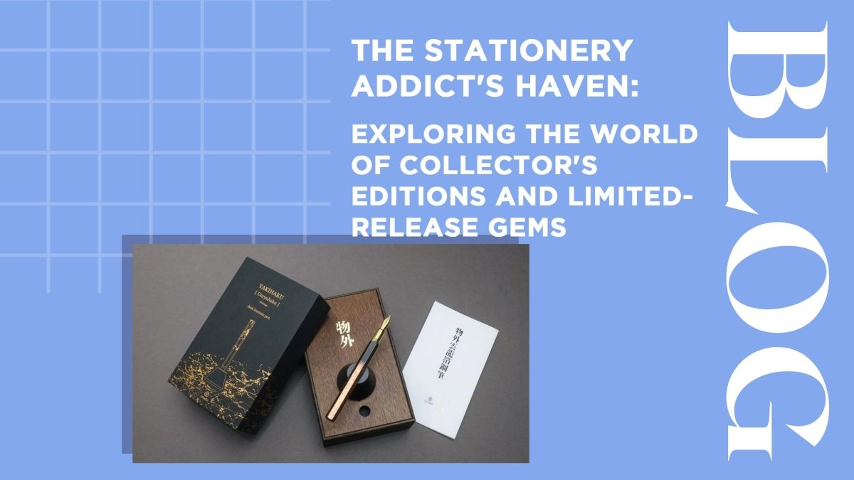 The Stationery Addict's Haven: Exploring the World of Collector's Editions and Limited-Release Gems - SCOOBOO