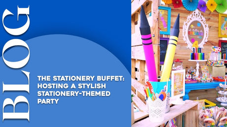 The Stationery Buffet: Hosting a Stylish Stationery-themed Party - SCOOBOO