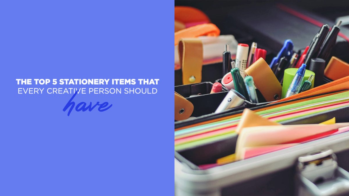 The top 5 stationery items that every creative person should have - SCOOBOO 