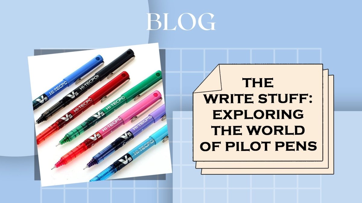 The Write Stuff: Exploring the World of Pilot Pens - SCOOBOO
