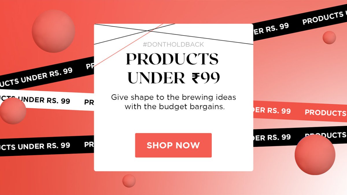 Unique and Innovative products are available at Scooboo under Rs. 99 - SCOOBOO 