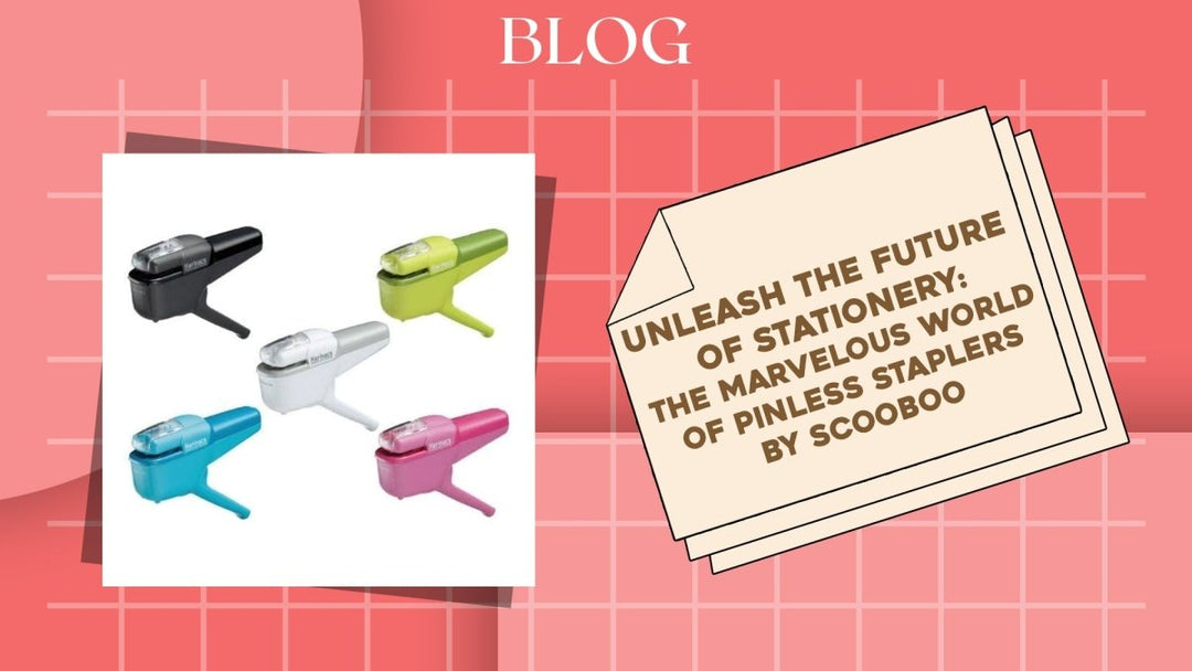 Unleash the Future of Stationery: The Marvelous World of Pinless Staplers by Scooboo - SCOOBOO