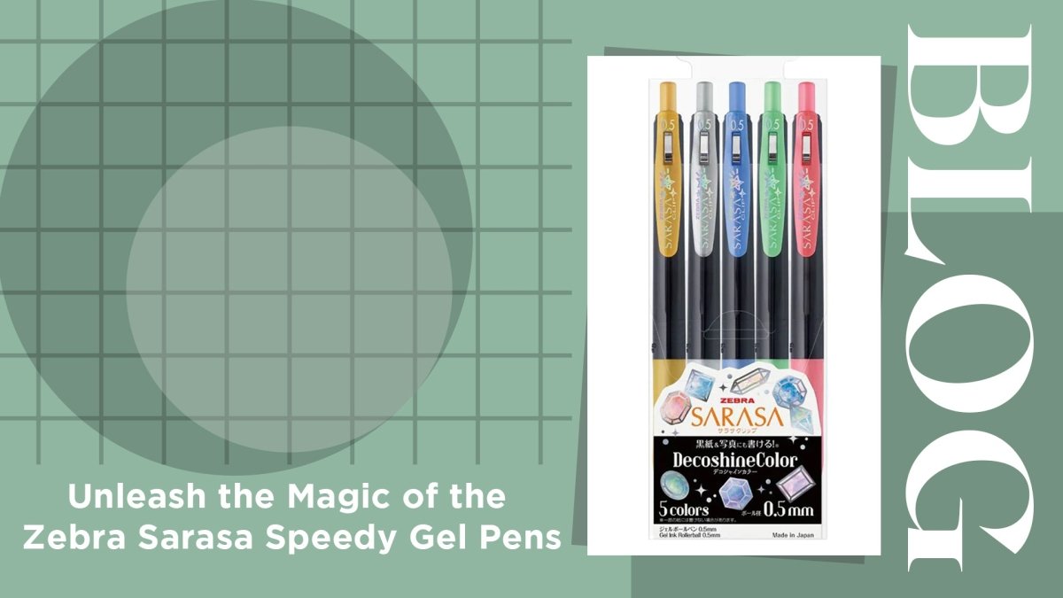 Unleash the Magic of the Zebra Sarasa Speedy Gel Pens - SCOOBOO