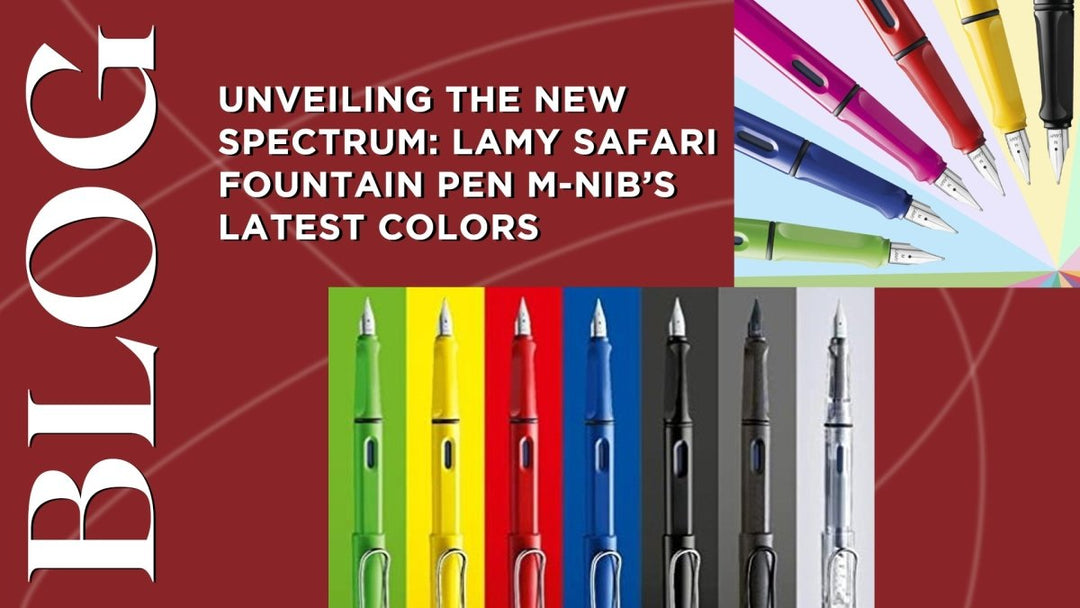Unveiling the New Spectrum: Lamy Safari Fountain Pen M-Nib’s Latest Colors - SCOOBOO