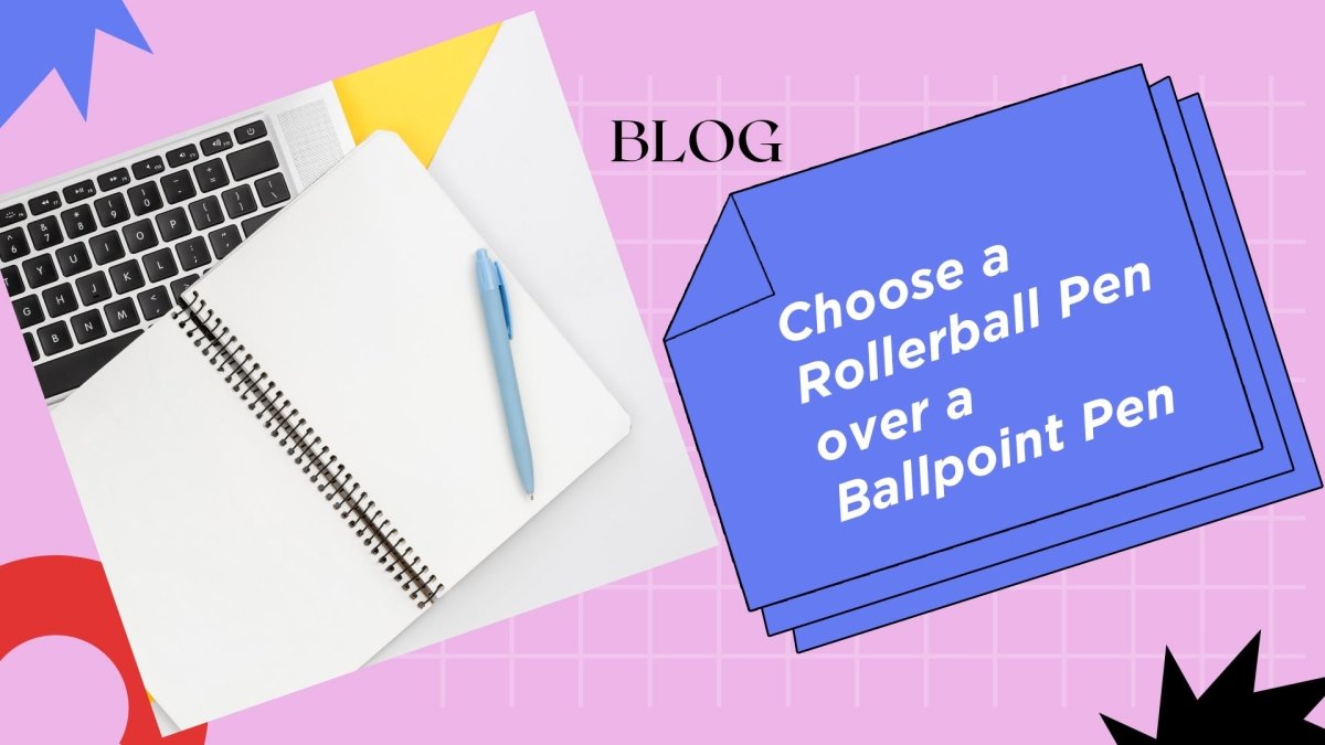 Why Choose a Rollerball Pen over a Ballpoint Pen? - SCOOBOO