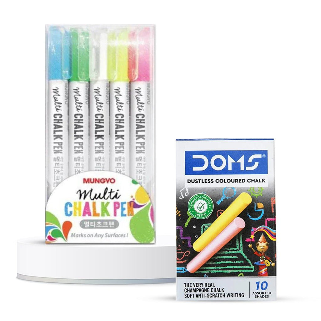 Tusch Creativ Company Chalk Markers Vit Spets 3+6+15 mm 3 St