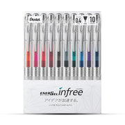 Pentel Energel Infree Gel Ballpoint Pen Set